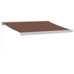 Casa si Gradina - Gradina si terasa - Umbrele si pavilioane - Umbrele - Copertina retractabila manual, maro, 350x250 cm - Infinity.ro