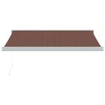 Casa si Gradina - Gradina si terasa - Umbrele si pavilioane - Umbrele - Copertina retractabila manual, maro, 350x250 cm - Infinity.ro