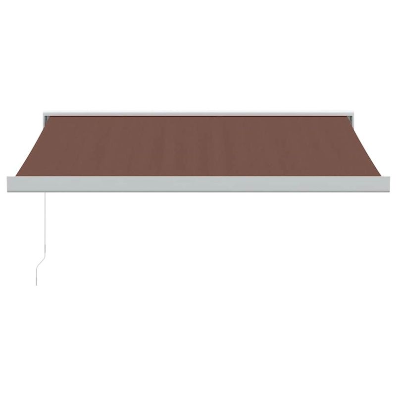 Casa si Gradina - Gradina si terasa - Umbrele si pavilioane - Umbrele - Copertina retractabila manual, maro, 350x250 cm - Infinity.ro