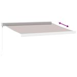 Casa si Gradina - Gradina si terasa - Umbrele si pavilioane - Umbrele - Copertina retractabila manual, maro, 350x250 cm - Infinity.ro