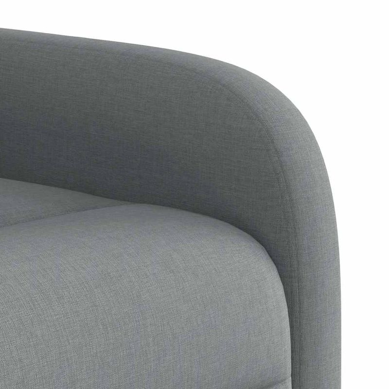 Casa si Gradina - Mobilier - Scaune si fotolii - Fotolii - Fotoliu rabatabil, gri deschis, material textil - Infinity.ro