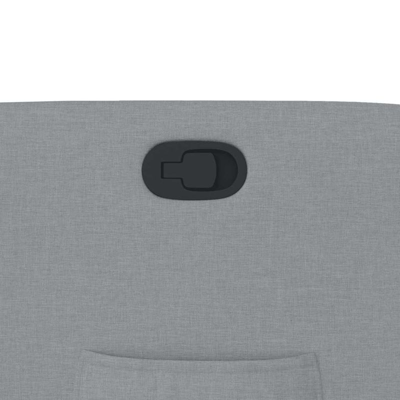 Casa si Gradina - Mobilier - Scaune si fotolii - Fotolii - Fotoliu rabatabil, gri deschis, material textil - Infinity.ro