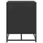 Casa si Gradina - Mobilier - Organizare si depozitare - Bancute - Banca de pantofi neagra 84x40x53,5 cm lemn si metal prelucrat - Infinity.ro