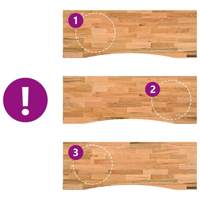 Casa si Gradina - Constructii - Lemn constructii - Placi lemn - Blat de birou maro deschis lemn masiv de stejar dreptunghiular, mărime 140x60x2.5 cm - Infinity.ro