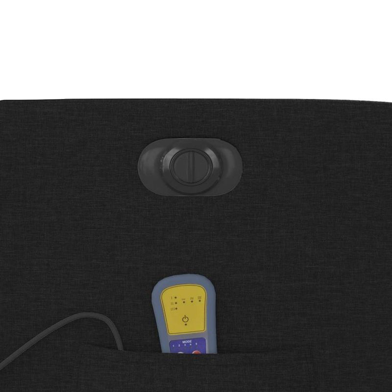 Ingrijire personala si Cosmetice - Sanatate si wellness - Articole wellness - Fotolii de masaj - Fotoliu electric de masaj rabatabil, negru, textil - Infinity.ro