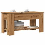 Casa si Gradina - Mobilier - Mese si birouri - Masute de cafea - Masuta de cafea, stejar artizanal, 101x49x52 cm, lemn prelucrat - Infinity.ro