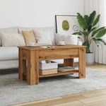 Casa si Gradina - Mobilier - Mese si birouri - Masute de cafea - Masuta de cafea, stejar artizanal, 101x49x52 cm, lemn prelucrat - Infinity.ro