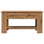 Casa si Gradina - Mobilier - Mese si birouri - Masute de cafea - Masuta de cafea, stejar artizanal, 101x49x52 cm, lemn prelucrat - Infinity.ro