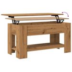 Casa si Gradina - Mobilier - Mese si birouri - Masute de cafea - Masuta de cafea, stejar artizanal, 101x49x52 cm, lemn prelucrat - Infinity.ro