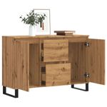 Casa si Gradina - Mobilier - Comode si corpuri - Comode - Servanta, stejar artizanal, 104x35x70 cm, lemn prelucrat - Infinity.ro