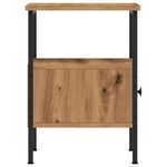 Casa si Gradina - Mobilier - Comode si corpuri - Noptiere - Noptiere, 2 buc., stejar artizanal, 34x36x50 cm, lemn prelucrat - Infinity.ro