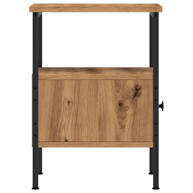Casa si Gradina - Mobilier - Comode si corpuri - Noptiere - Noptiere, 2 buc., stejar artizanal, 34x36x50 cm, lemn prelucrat - Infinity.ro
