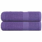 Casa si Gradina - Textile si covoare - Textile baie - Prosoape - Prosoape de dus 2 buc Violet 70x140 cm 360 g/m² 100% bumbac - Infinity.ro