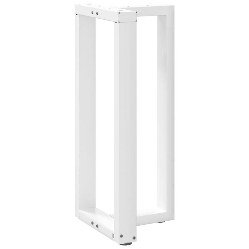 Casa si Gradina - Mobilier - Feronerie si accesorii mobila - Picioare pentru masa de bar in forma de T, 2 buc alb otel, mărime 40x35x(90-91) cm - Infinity.ro