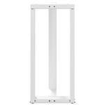 Casa si Gradina - Mobilier - Feronerie si accesorii mobila - Picioare pentru masa de bar in forma de T, 2 buc alb otel, mărime 40x35x(90-91) cm - Infinity.ro
