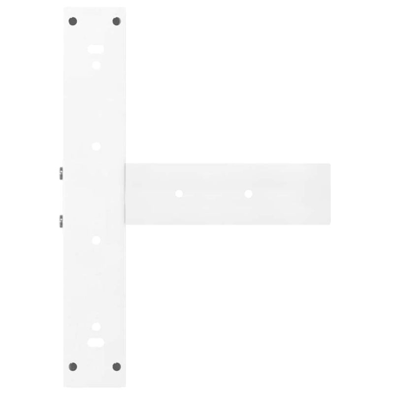 Casa si Gradina - Mobilier - Feronerie si accesorii mobila - Picioare pentru masa de bar in forma de T, 2 buc alb otel, mărime 40x35x(90-91) cm - Infinity.ro