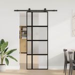 Casa si Gradina - Constructii - Usi interior, exterior si garaj - Usi interior - Usa glisanta cu set de feronerie sticla temperata si aluminiu - Infinity.ro