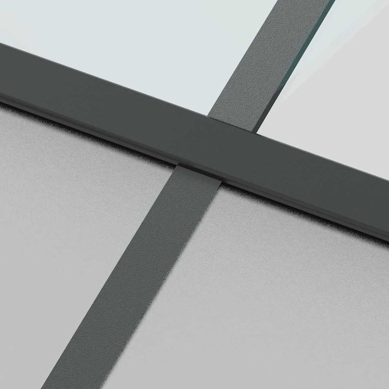 Casa si Gradina - Constructii - Usi interior, exterior si garaj - Usi interior - Usa glisanta cu set de feronerie sticla temperata si aluminiu - Infinity.ro