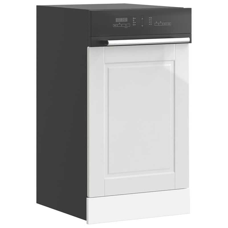 Electronice si Electrocasnice - Masini de spalat vase - Accesorii masini de spalat vase - Panou pentru masina de spalat vase alb lucios lemn prelucrat - Infinity.ro
