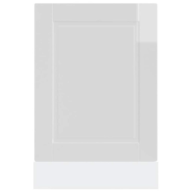 Electronice si Electrocasnice - Masini de spalat vase - Accesorii masini de spalat vase - Panou pentru masina de spalat vase alb lucios lemn prelucrat - Infinity.ro