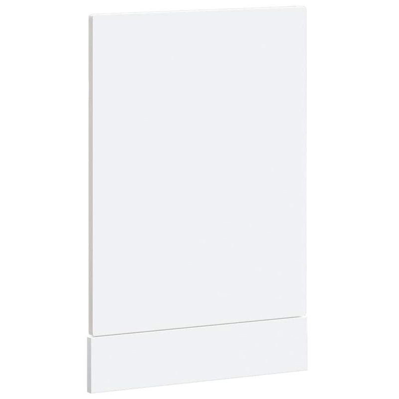 Electronice si Electrocasnice - Masini de spalat vase - Accesorii masini de spalat vase - Panou pentru masina de spalat vase alb lucios lemn prelucrat - Infinity.ro