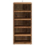 Casa si Gradina - Mobilier - Organizare si depozitare - Organizator incaltaminte - Pantofare, 2 buc., lemn vechi, 32x35x70 cm, lemn prelucrat, model 2x shoe cabinet without door - Infinity.ro