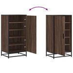 Casa si Gradina - Mobilier - Organizare si depozitare - Organizator incaltaminte - Suport pantofi Stejar maro 48x38x97,5 cm Lemn prelucrat, număr de articole 5 - Infinity.ro