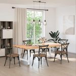Casa si Gradina - Mobilier - Feronerie si accesorii mobila - Picioare masuta de cafea alb 2 buc 100x(72-73) cm otel - Infinity.ro