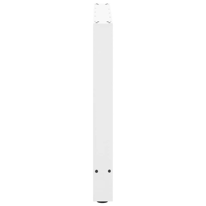 Casa si Gradina - Mobilier - Feronerie si accesorii mobila - Picioare masuta de cafea alb 2 buc 100x(72-73) cm otel - Infinity.ro