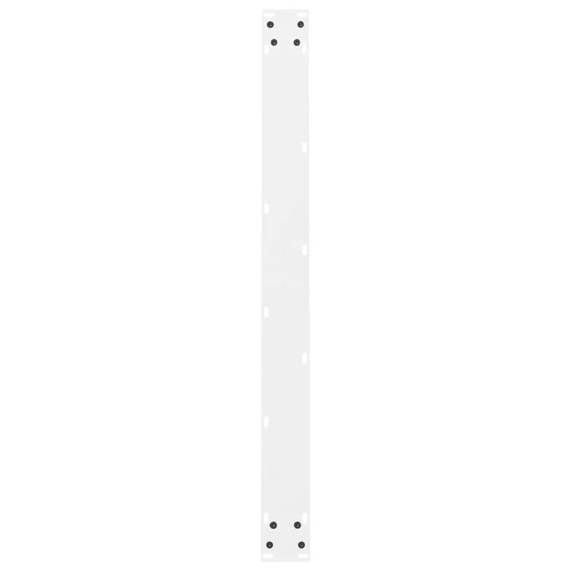 Casa si Gradina - Mobilier - Feronerie si accesorii mobila - Picioare masuta de cafea alb 2 buc 100x(72-73) cm otel - Infinity.ro