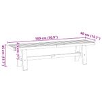 Casa si Gradina - Mobilier - Organizare si depozitare - Bancute - Banca de sufragerie NOAIN picioare in forma A lemn masiv de pin - Infinity.ro