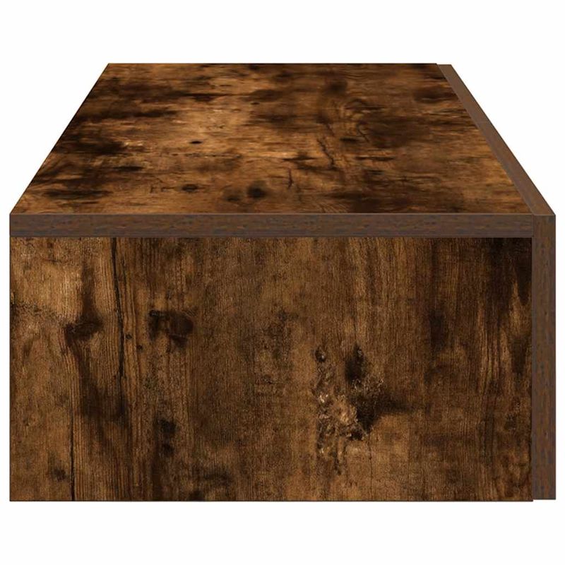 Casa si Gradina - Mobilier - Biblioteci si rafturi - Rafturi - Raft de perete cu sertare Stejar afumat Lemn prelucrat, mărime 60x26.5x15 cm - Infinity.ro