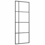 Casa si Gradina - Constructii - Usi interior, exterior si garaj - Usi garaj - Usa glisanta cu set feronerie, 76x205 cm, sticla ESG/aluminiu - Infinity.ro