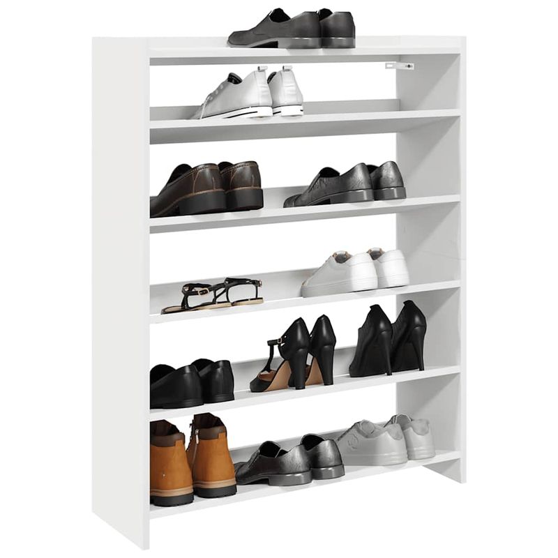 Casa si Gradina - Mobilier - Organizare si depozitare - Organizator incaltaminte - Pantofar, alb, 80x25x100 cm, lemn prelucrat - Infinity.ro
