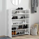 Casa si Gradina - Mobilier - Organizare si depozitare - Organizator incaltaminte - Pantofar, alb, 80x25x100 cm, lemn prelucrat - Infinity.ro