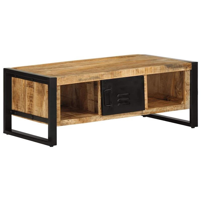 Casa si Gradina - Mobilier - Mese si birouri - Masute de cafea - Masuta de cafea, 90x50x36 cm, lemn masiv de mango brut - Infinity.ro