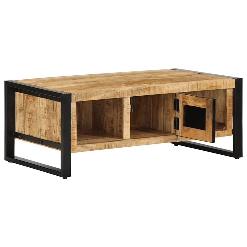 Casa si Gradina - Mobilier - Mese si birouri - Masute de cafea - Masuta de cafea, 90x50x36 cm, lemn masiv de mango brut - Infinity.ro