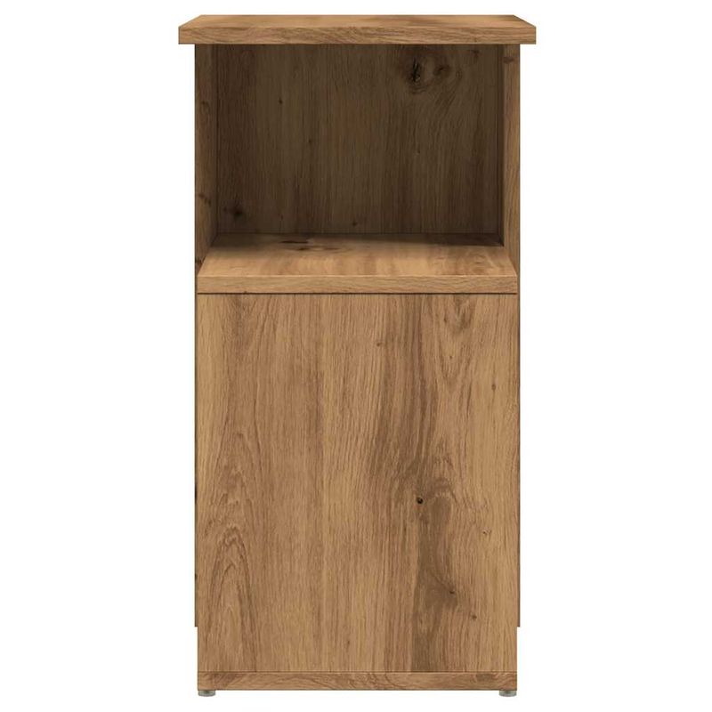 Casa si Gradina - Mobilier - Mese si birouri - Mese living - Masa laterala, stejar artizanal, 36x30x56 cm, lemn prelucrat - Infinity.ro
