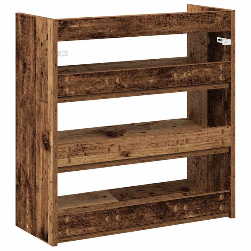 Casa si Gradina - Mobilier - Organizare si depozitare - Organizator incaltaminte - Pantofar, Lemn vechi, 60x25x62 cm, lemn compozit - Infinity.ro