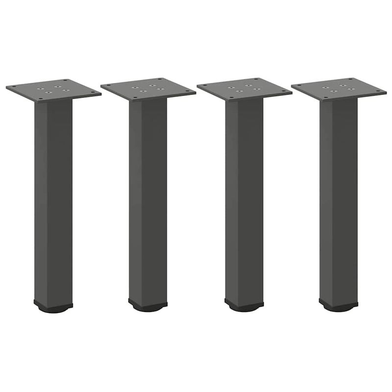Casa si Gradina - Mobilier - Feronerie si accesorii mobila - Picioare masuta de cafea 4 buc Antracit 42-44 cm Otel, mărime 42-44 cm (40 mm) - Infinity.ro
