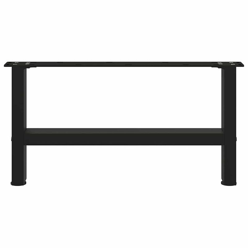 Casa si Gradina - Mobilier - Feronerie si accesorii mobila - Picioare masuta de cafea Negru 2 buc 30×60 cm Otel - Infinity.ro