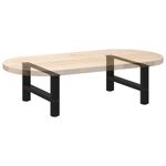 Casa si Gradina - Mobilier - Feronerie si accesorii mobila - Picioare masuta de cafea Negru 2 buc 30×60 cm Otel - Infinity.ro