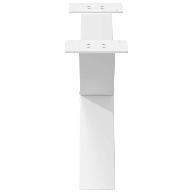 Casa si Gradina - Mobilier - Feronerie si accesorii mobila - Picioare masuta cafea in forma X, 2 buc alb 70x(30-31) cm otel, mărime 70x(30-31) cm (80 mm) - Infinity.ro