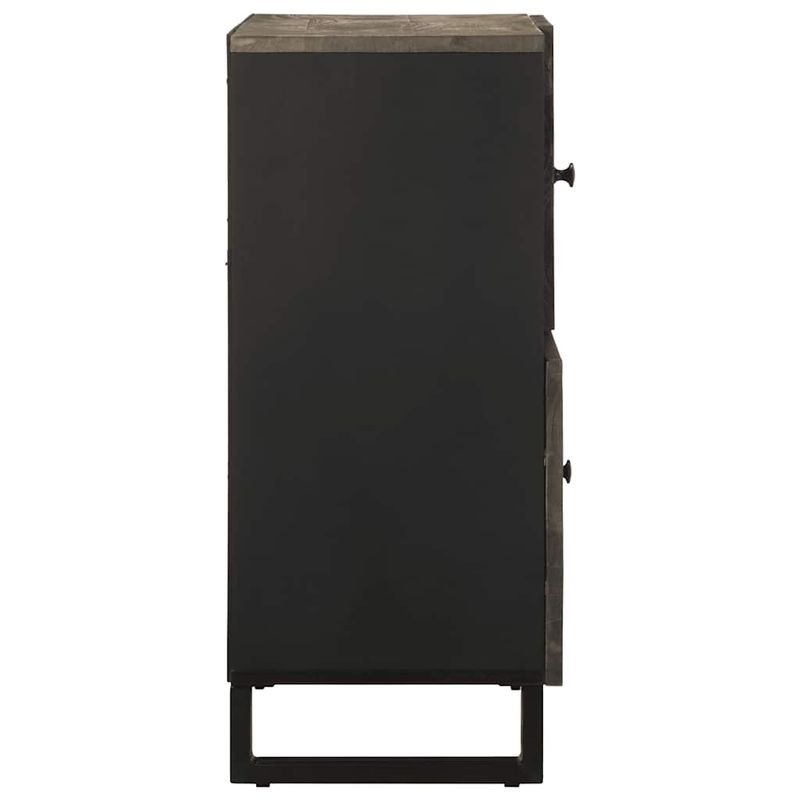 Casa si Gradina - Mobilier - Dulapuri si sifoniere - Dulapuri - Bufeta neagra 80x33x75 cm lemn masiv de mango - Infinity.ro