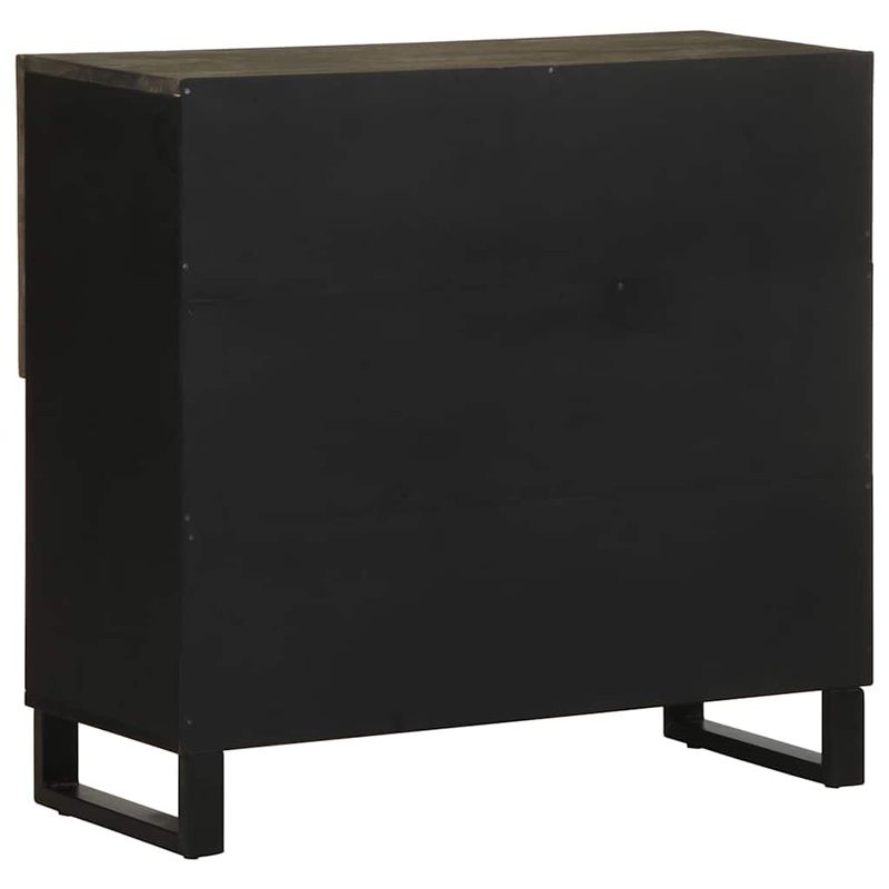 Casa si Gradina - Mobilier - Dulapuri si sifoniere - Dulapuri - Bufeta neagra 80x33x75 cm lemn masiv de mango - Infinity.ro