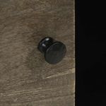 Casa si Gradina - Mobilier - Dulapuri si sifoniere - Dulapuri - Bufeta neagra 80x33x75 cm lemn masiv de mango - Infinity.ro