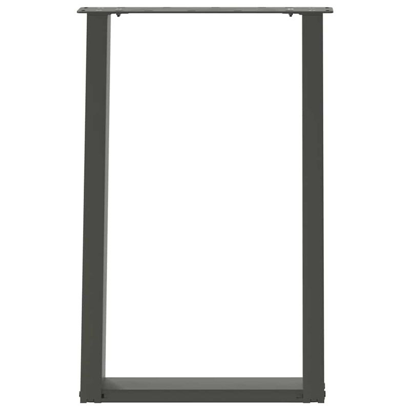 Casa si Gradina - Mobilier - Feronerie si accesorii mobila - Picioare pentru masa in forma de U, 2 buc Antracit Otel, mărime 50x(72-73) cm - Infinity.ro