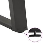 Casa si Gradina - Mobilier - Feronerie si accesorii mobila - Picioare pentru masa in forma de U, 2 buc Antracit Otel, mărime 50x(72-73) cm - Infinity.ro