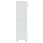 Casa si Gradina - Mobilier - Comode si corpuri - Corpuri bucatarie - Dulapuri pentru cuptor 2 buc Porto negru lemn prelucrat - Infinity.ro