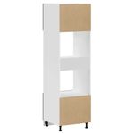 Casa si Gradina - Mobilier - Comode si corpuri - Corpuri bucatarie - Dulapuri pentru cuptor 2 buc Porto negru lemn prelucrat - Infinity.ro
